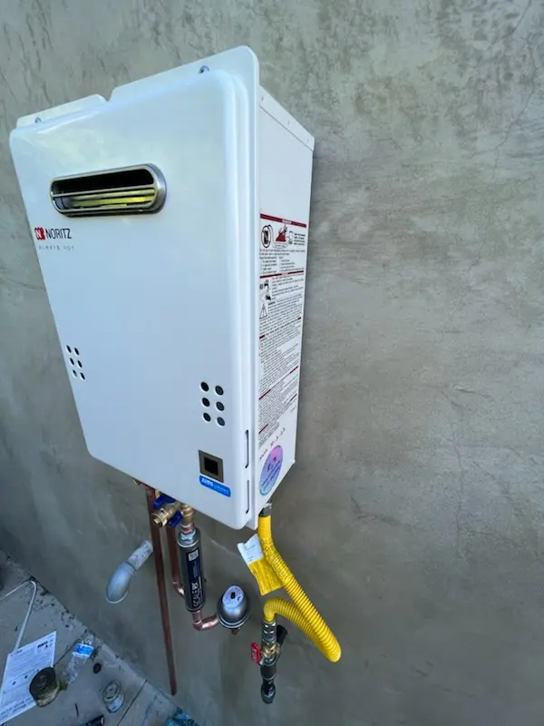 Tankless water heater installation for Rowland homes
